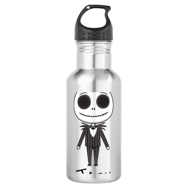Jack Skellington Emoji Water Bottle (Front)