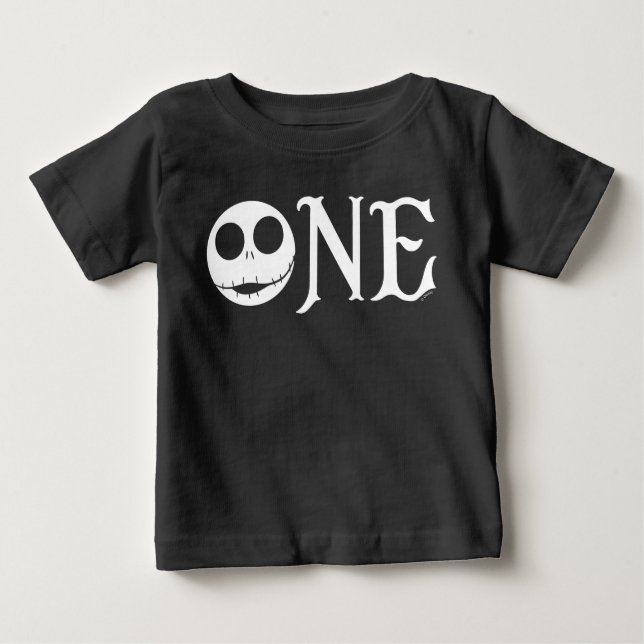 Jack Skellington First Birthday - ONE Baby T-Shirt (Front)