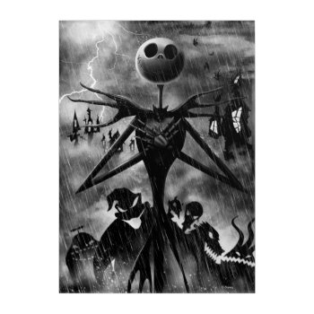 Jack Skellington | Ghostlike Charm Acrylic Print by nightmarebeforexmas at Zazzle