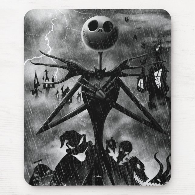 Jack Skellington | Ghostlike Charm Mouse Pad (Front)