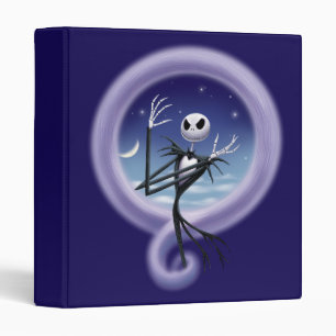 Jack Skellington Grin and Share It 3 Ring Binder