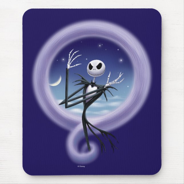 Jack Skellington | Grin and Share It Mouse Pad (Front)