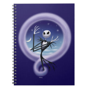 Jack Skellington and Zero - The Nightmare Before Christmas Spiral Notebook  by 11UponaTime