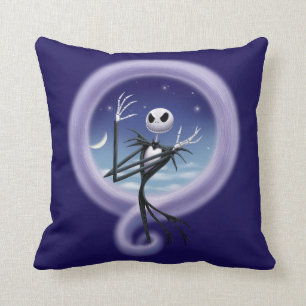 Jack Skellington   Grin and Share It Throw Pillow