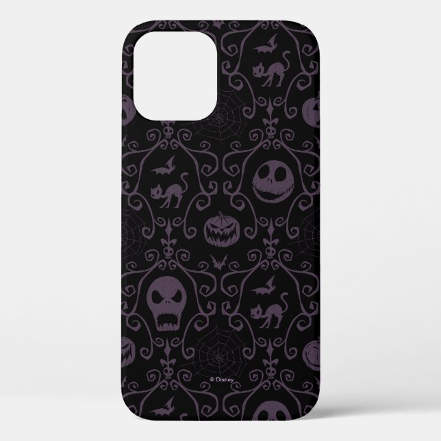 Jack Skellington Halloween Filigree Pattern Case-Mate iPhone Case (Back)