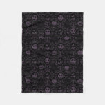 Jack Skellington Halloween Filigree Pattern Fleece Blanket
