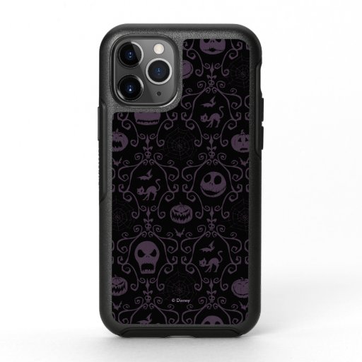Jack Skellington Halloween Filigree Pattern OtterBox Symmetry iPhone 11 Pro Case