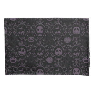 Jack Skellington Halloween Filigree Pattern Pillow Case