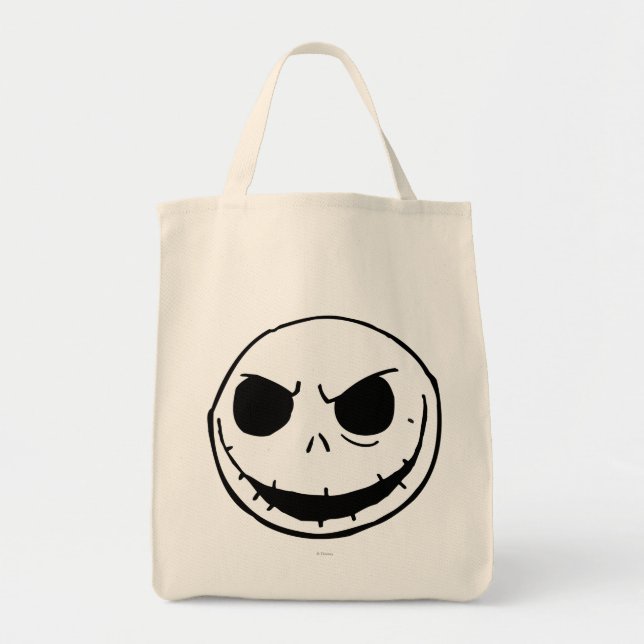 Jack Skellington - Head Tote Bag (Front)