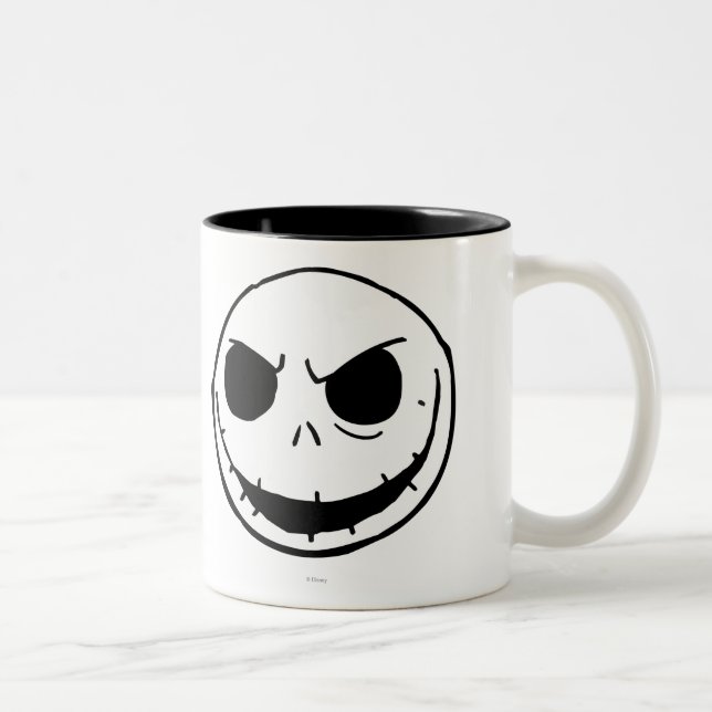 Jack Skellington - Head Two-Tone Coffee Mug (Right)