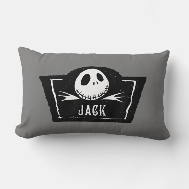 Jack Skellington | Headstone Lumbar Pillow (Front)