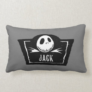 Jack Skellington   Headstone Lumbar Pillow