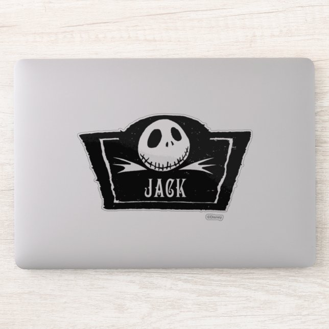 Jack Skellington | Headstone Sticker (Computer)