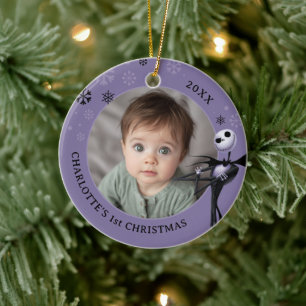 Jack Skellington Holiday Wish Ceramic Ornament