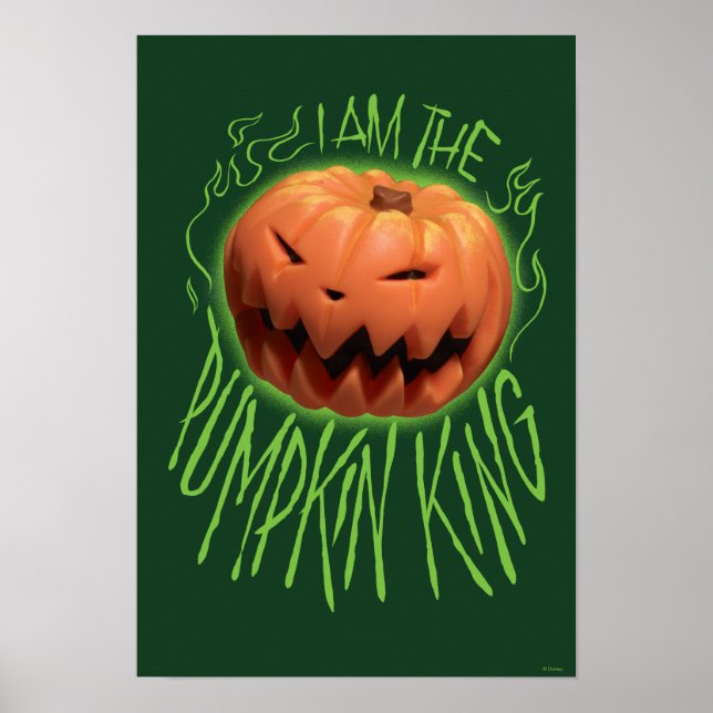 Jack Skellington | I Am The Pumpkin King Poster (Front)