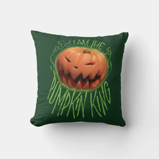 Jack Skellington | I Am The Pumpkin King Throw Pillow (Front)