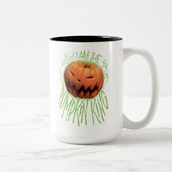 Jack Skellington | I Am The Pumpkin King Two-tone Coffee Mug by nightmarebeforexmas at Zazzle