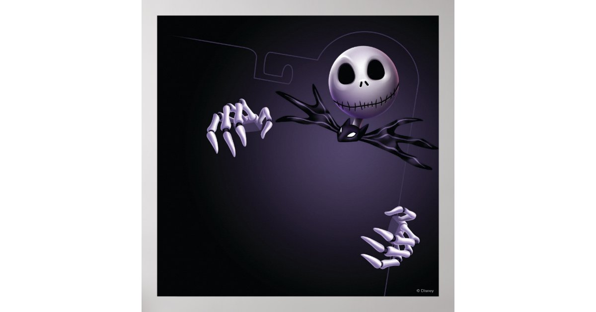 Jack Skellington Jack Border Poster Zazzle