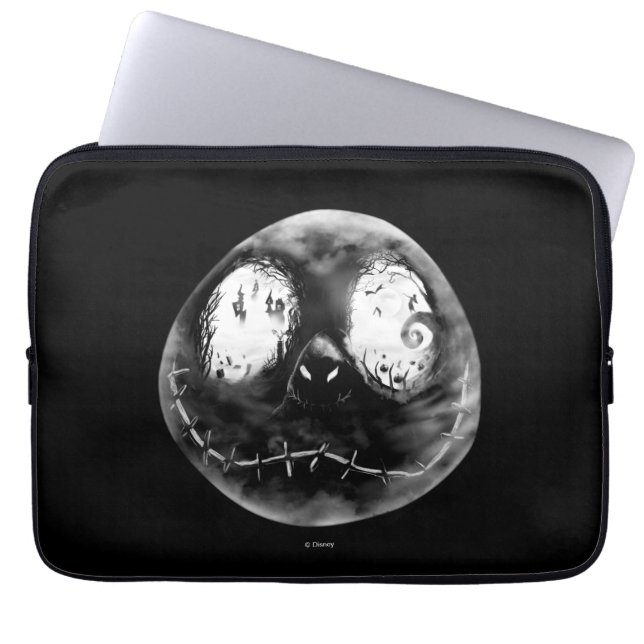 Jack Skellington | Just Smile Laptop Sleeve (Front)