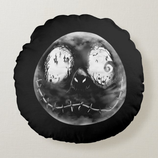 Jack Skellington | Just Smile Round Pillow (Front)