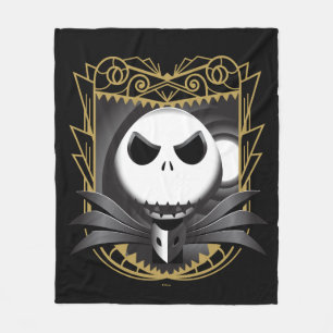 Jack Skellington King Jack Fleece Blanket