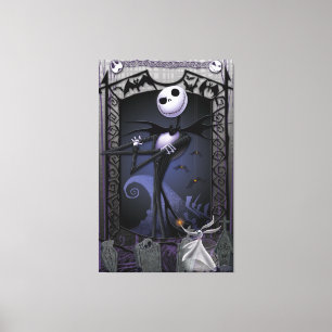 Jack Skellington   King of Halloweentown Canvas Print