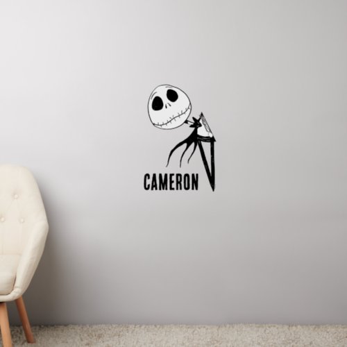 Jack Skellington Look  Personalize Wall Decal