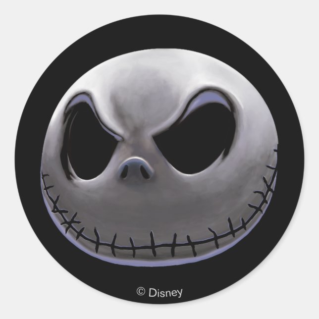 Jack Skellington | Master of Fright Classic Round Sticker (Front)