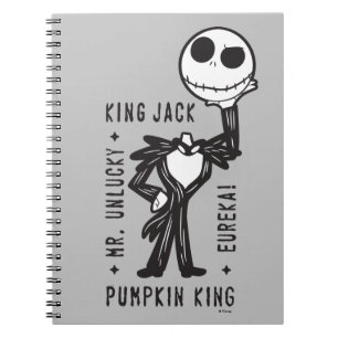 Jack Skellington Mr. Unlucky Notebook