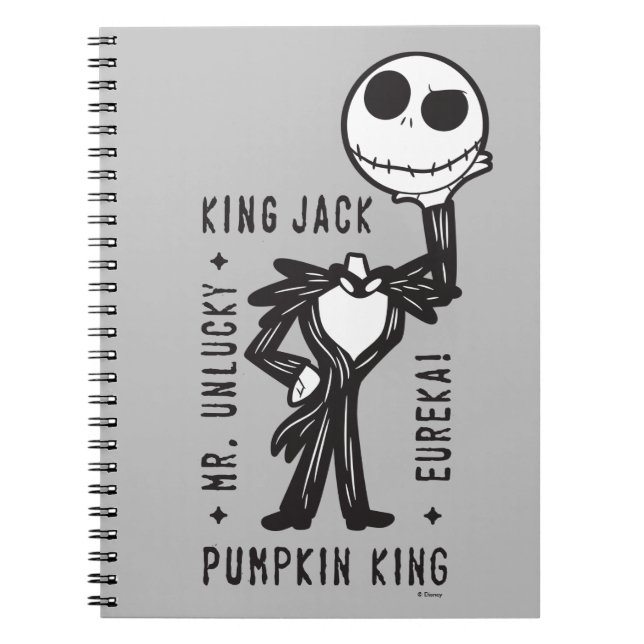 Jack Skellington | Mr. Unlucky Notebook (Front)