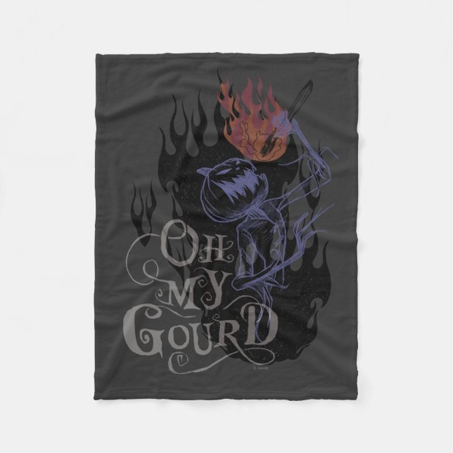 Jack Skellington - Oh My Gourd Fleece Blanket (Front)