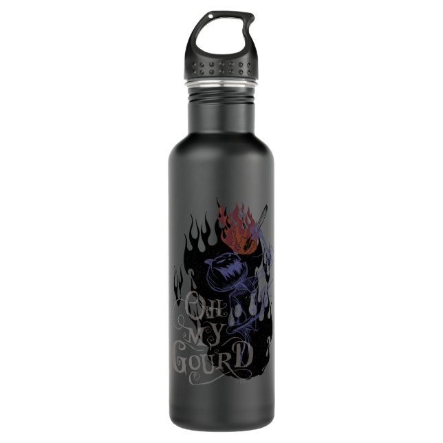 Jack Skellington - Oh My Gourd Stainless Steel Water Bottle (Front)