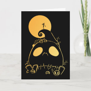 Jack Skellington on Jack Themed Spiral Hill Card