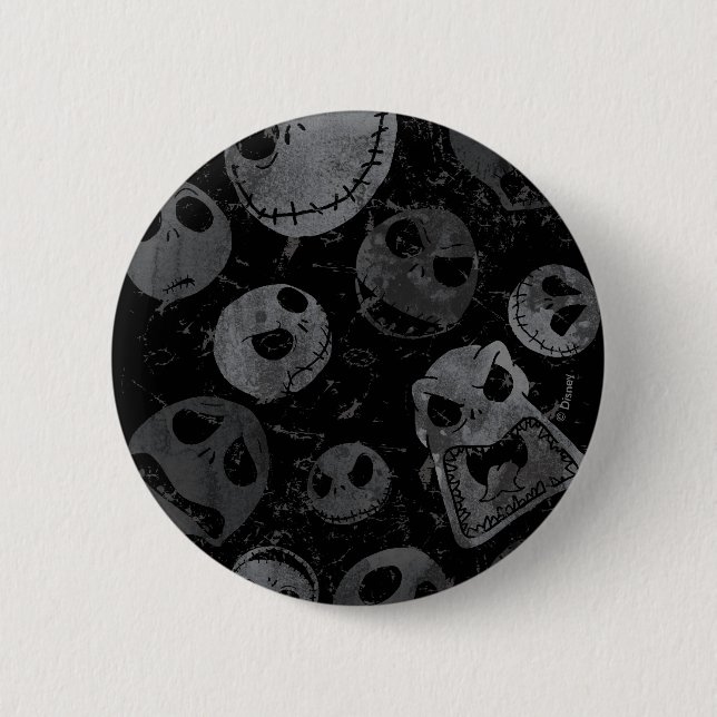 Jack Skellington Pattern Button (Front)