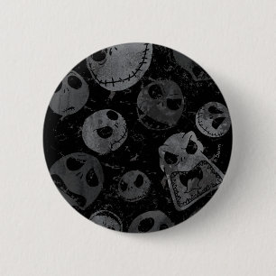 Jack Skellington Pattern Button