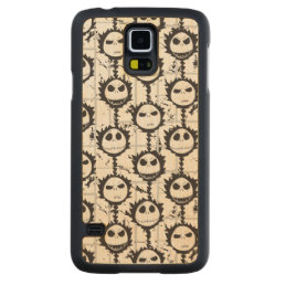 Jack Skellington - Pattern Carved Maple Galaxy S5 Slim Case