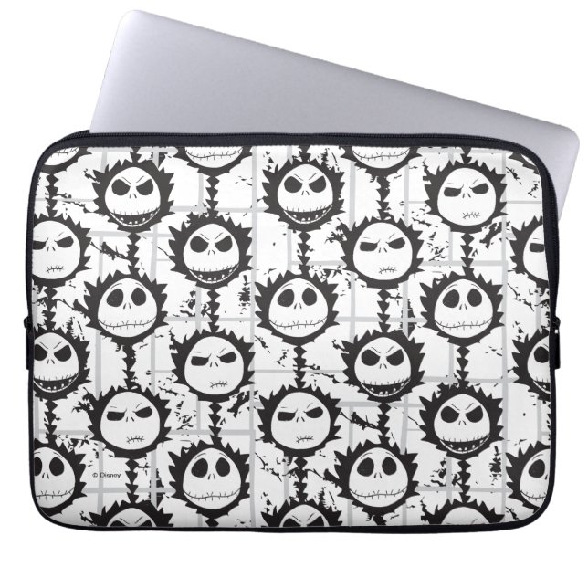 Jack Skellington - Pattern Laptop Sleeve (Front)