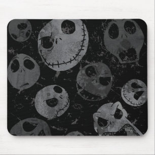 Jack Skellington Pattern Mouse Pad