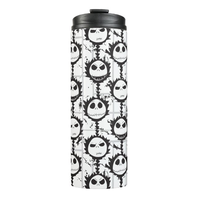 Jack Skellington - Pattern Thermal Tumbler (Front)