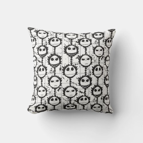 Jack Skellington _ Pattern Throw Pillow