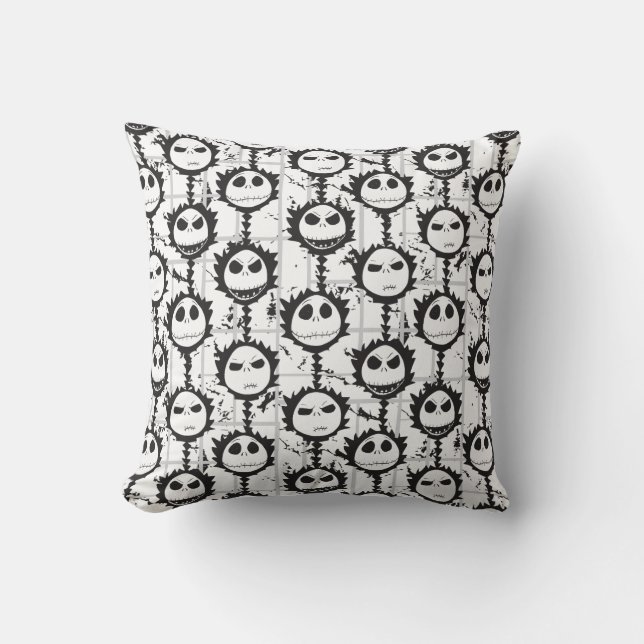 Jack Skellington - Pattern Throw Pillow (Front)