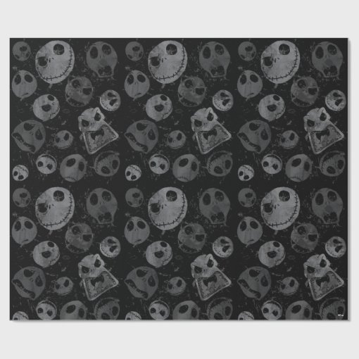 Jack Skellington Pattern Wrapping Paper Zazzle
