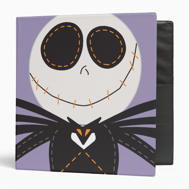 Jack Skellington Pook-a-Looz 3 Ring Binder (Front/Inside)