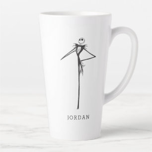 Jack Skellington Posing Latte Mug