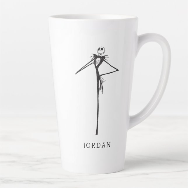 Jack Skellington | Posing Latte Mug (Right)