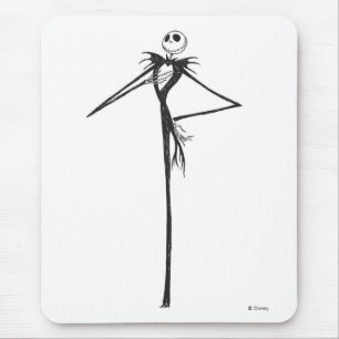 Jack Skellington Posing Mouse Pad