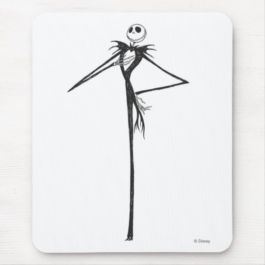 Jack Skellington & Sally Custom Mouse Pad Mat Non-slip School Home