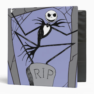Jack Skellington RIP 3 Ring Binder