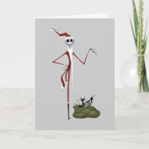 Jack Skellington Sandy Claws Holiday Card