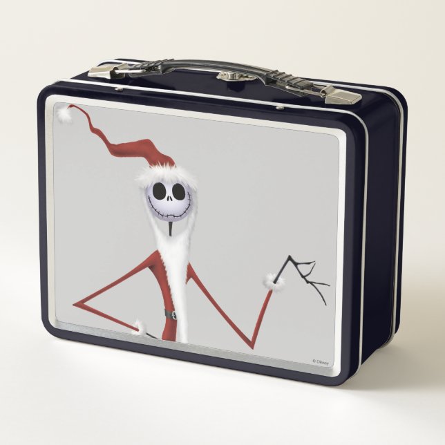 Jack Skellington | Sandy Claws Metal Lunch Box (Back)
